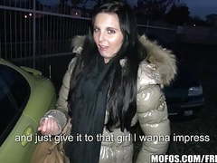 UhFuck presents: Public pickups - young czech exhibitionist fucks for cash