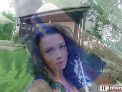 UhFuck presents: Allinternal anal creampie for hot brunette who loves a rough