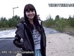UhFuck presents: 18 years old luna does her first porn casting