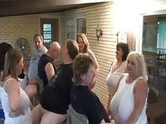 UhFuck presents: Mature bbw sluts sucking cock in group fun