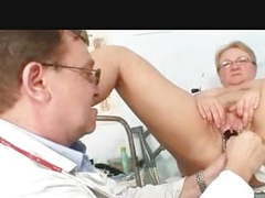 UhFuck presents: Busty granny checked over by the doctor