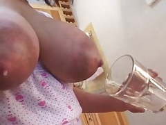 UhFuck presents: Busty big areolas lactating