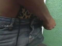 UhFuck presents: Ebony tranny anb blonde granny - part 1