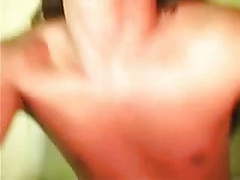 UhFuck presents: Shemale self sucking and cums in mouth by twistedworlds
