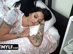 UhFuck presents: Horny stepson tricks tattooed milf lillith morningstar, Blowjob, Cumshot, Hardcore, Handjob, MILF, HD Videos, Cougar, Deep Throat, Doggy Style, Hardcore Fucking, Hot MILF, Cowgirl Position, Stepson, Tattooed MILF, Doggystyle, MILF Blowjob, MILF Handjob, C