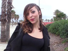 UhFuck presents: Tattooed brunette enjoys while sucking her lover's big dick