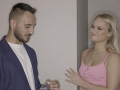 UhFuck presents: Blonde harley king rubs her clit while fucking in different positions