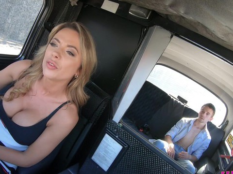 UhFuck presents: Lucky passenger fucks wet pussy of horny taxi driver shalina devine