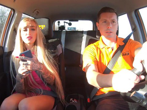 UhFuck presents: Video of fit daisy lee giving head and getting fucked in the car