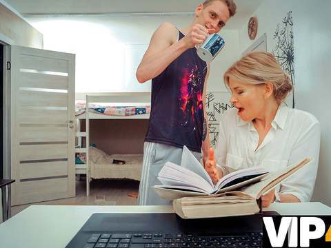 UhFuck presents: Tutor4k. dude uses dirty ideas and finally fucks sexy literature teacher