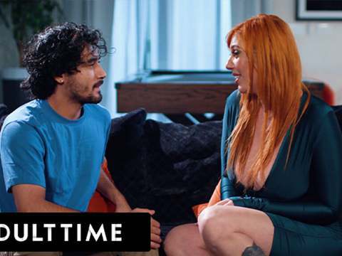 UhFuck presents: Adult time - nervous teen doesn't pull out of his milf therapist lauren phillips during sensual fuck