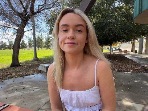 UhFuck presents: Blonde chick moans while getting fucked hard - khloe kingsley