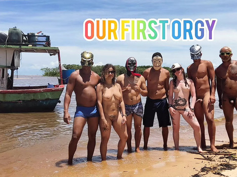 UhFuck presents: I took my wives to a gangbang with my friends on an old boat in salvador