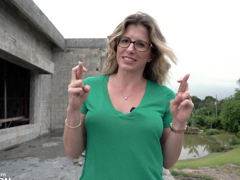 UhFuck presents: Outdoors construction video with provocative model cory chase