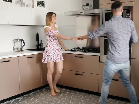 UhFuck presents: Good looking fanta sie with natural tits getting fucked hard