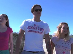 UhFuck presents: Cali is on a hike with camp counselor bradley when they walk up on a nice picnic spot