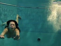UhFuck presents: Underwater with bikini swimming girls