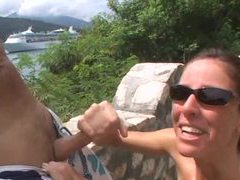 UhFuck presents: She loves to suck in public places