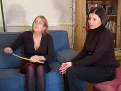 UhFuck presents: Young girl spanked and caned