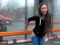 UhFuck presents: Beautiful girl has fun playing in public
