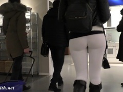 UhFuck presents: Jeny smith  camel toe white leggings