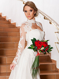 UhFuck presents: Czech bride Angel Piaff gets banged in a laundry room after posing in lingerie
