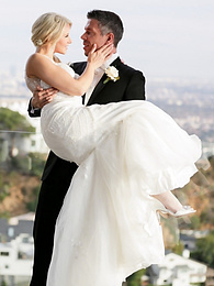 UhFuck presents: Hot blonde Anikka Albrite consummates her marriage vows after getting married